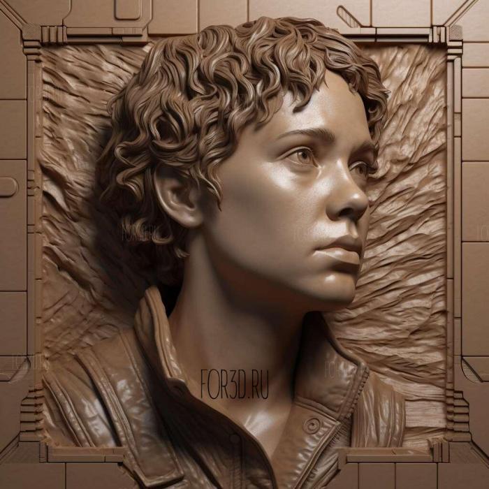 Ellen Ripley 1 stl model for CNC